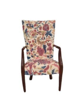Take a Seat by Raine Mount Vernon Chair Upholstered Dollhouse Mini 24026
